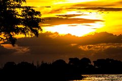 Sunset River Cruise, Chobe, Botswana