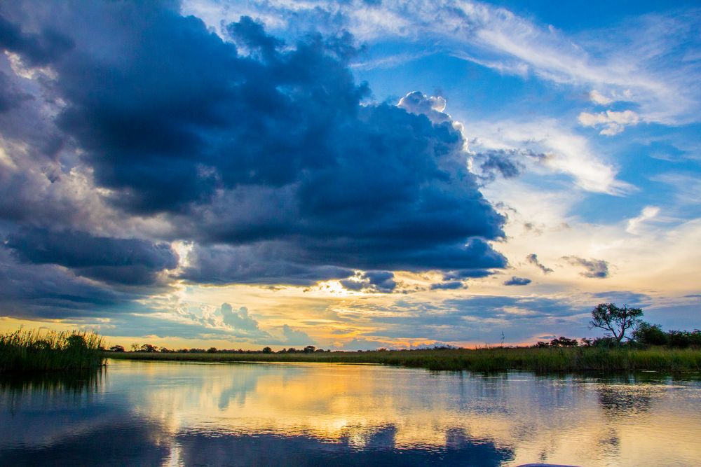 Sunset River Cruise, Kwando, Nambia