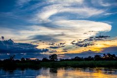 Sunset River Cruise, Kwando, Namibia