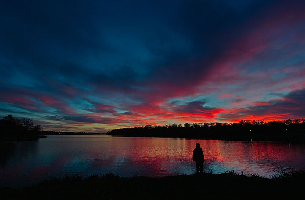 Sunset Rock Creek State Park, Iowa