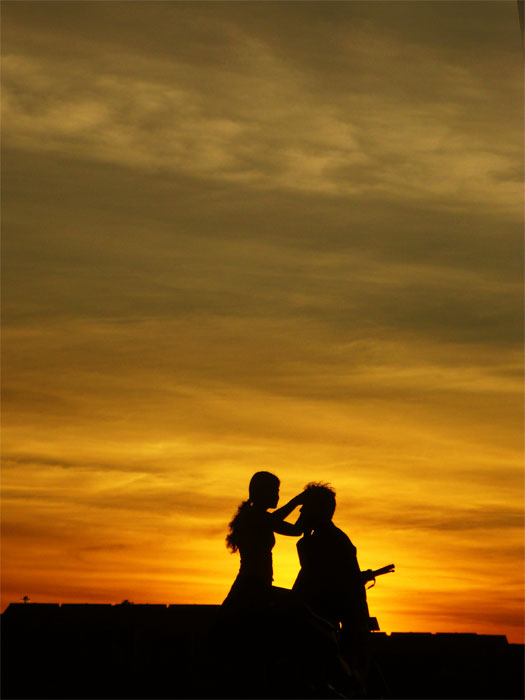 sunset romancing