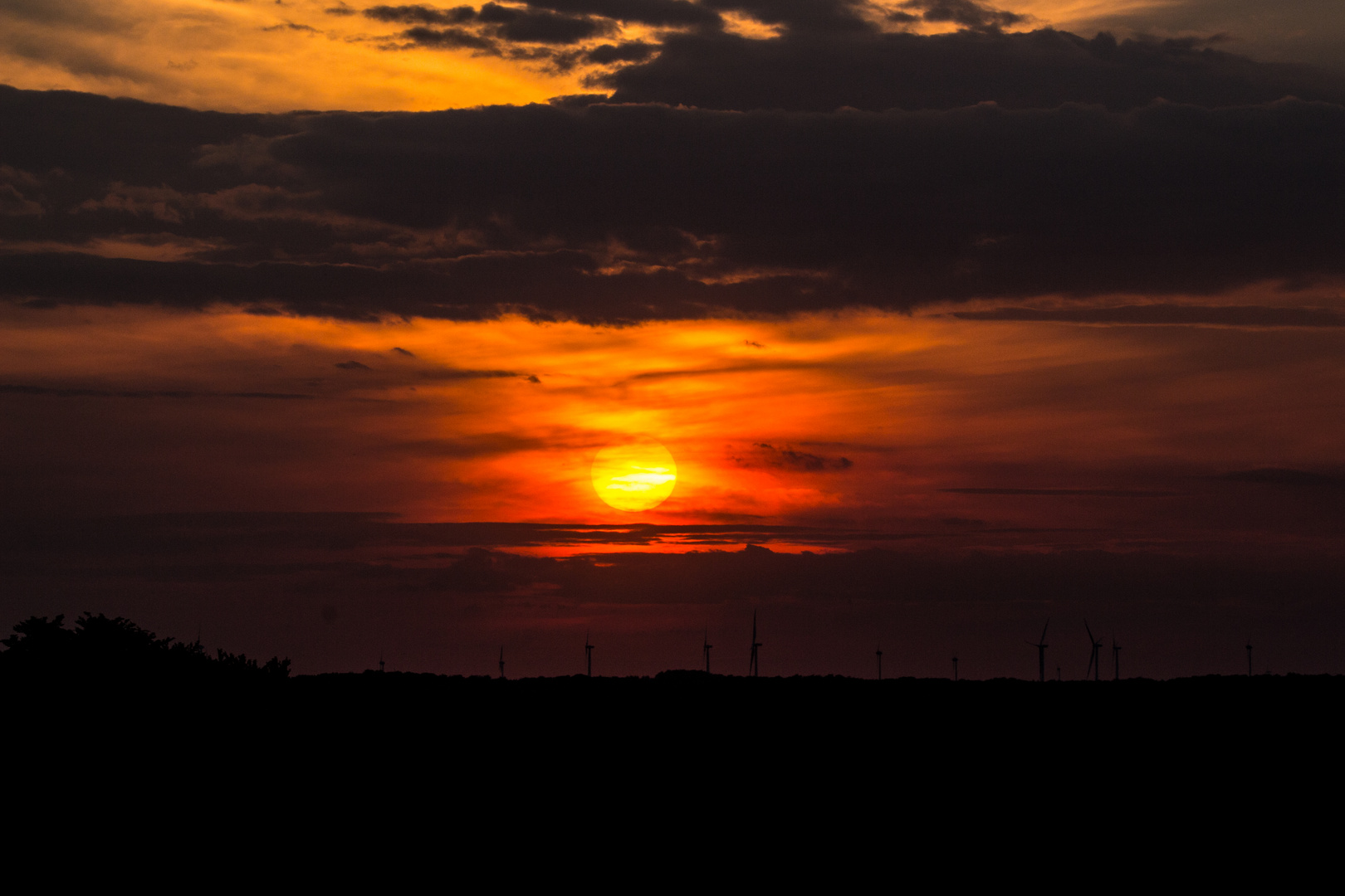 Sunset, Rosendahl-Darfeld, Germany