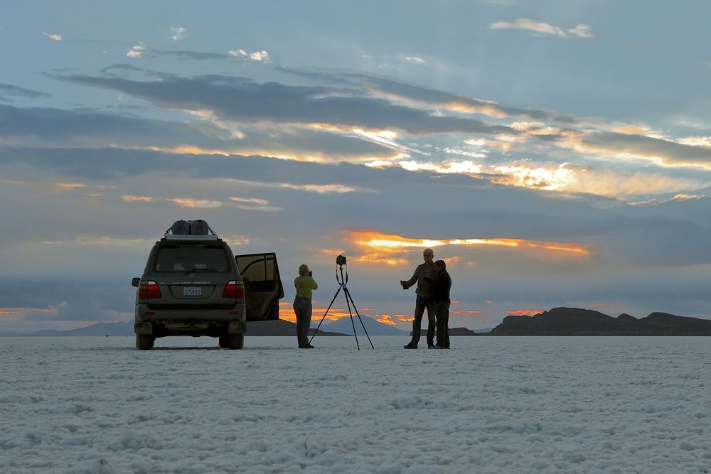 Sunset Salar de Uyuni Bolivia