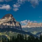 Sunset Sassonger Dolomites