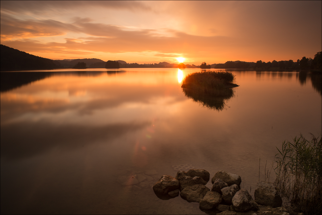 sunset ... seehamer see