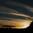 Sunset seen from my garden