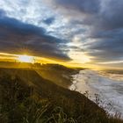 Sunset seen from the Cliffs close to Saltburn by the Sea