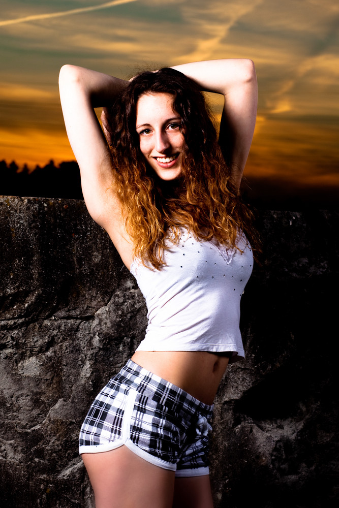 Sunset Shooting with Elena