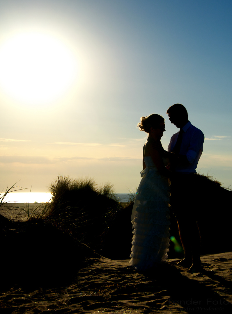 Sunset silhouette.