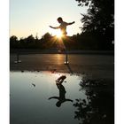 sunset skating