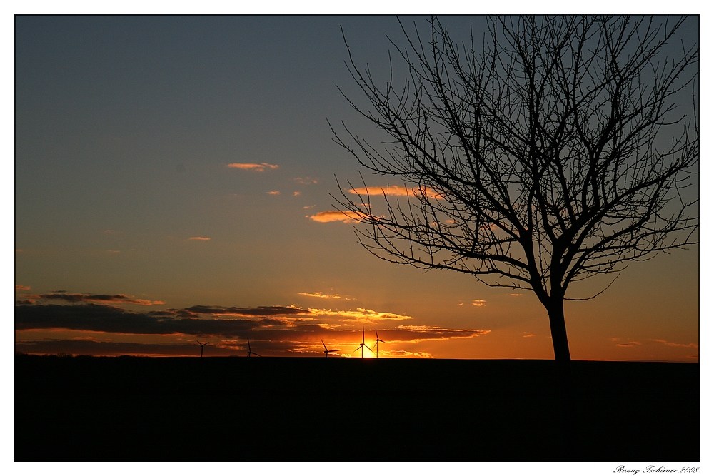 Sunset sky