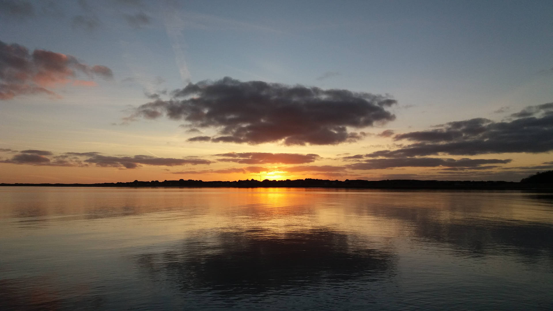 sunset skyline sylt