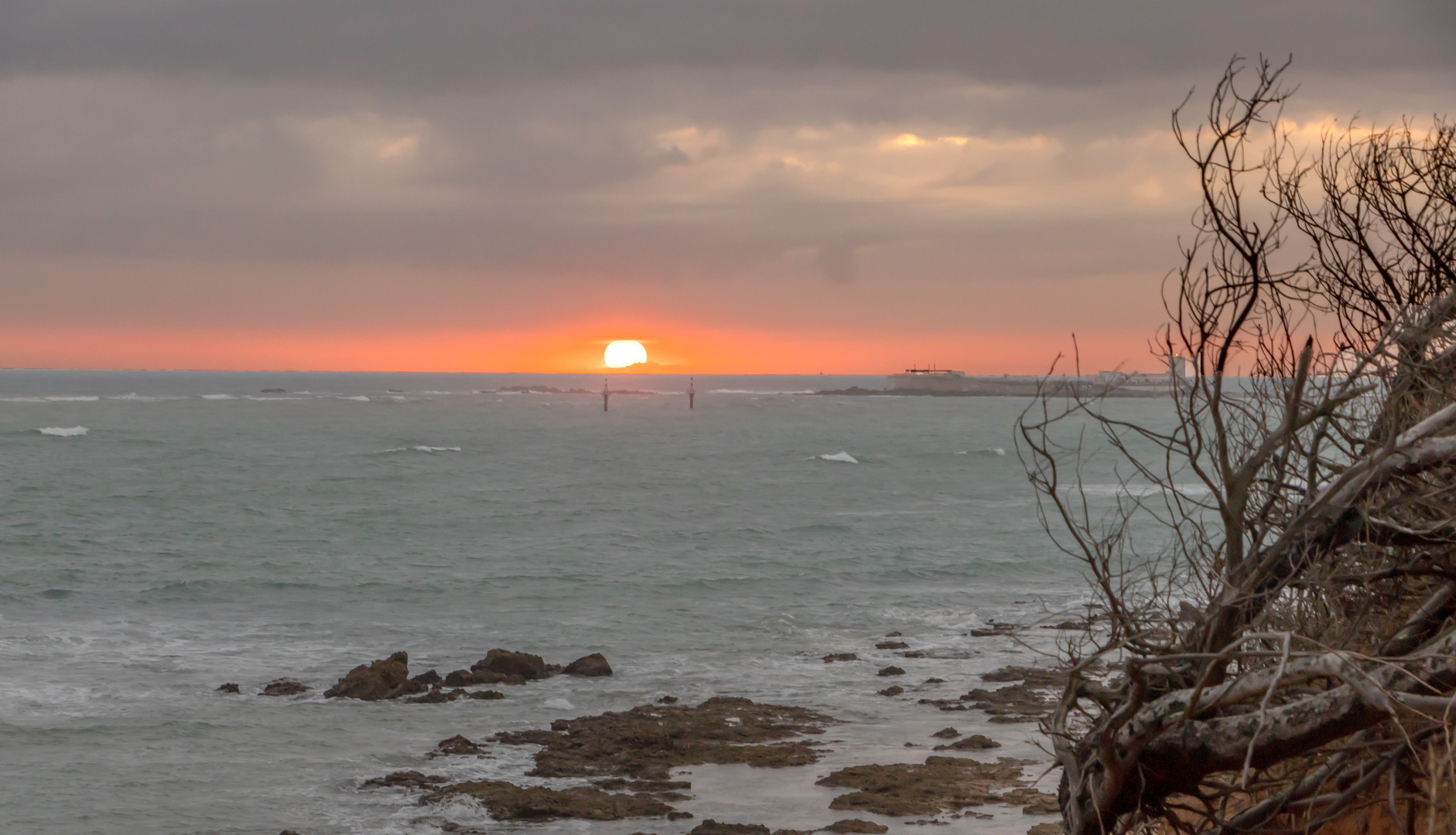 Sunset Steilküste Andalusien