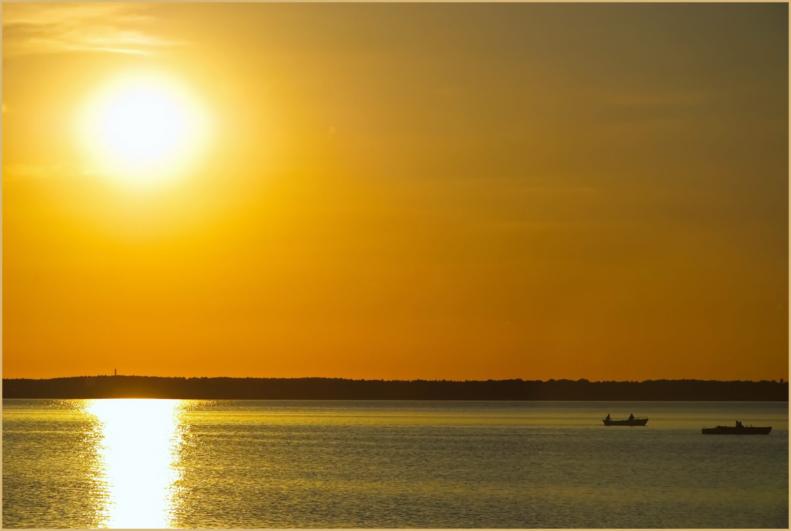 Sunset Steinhuder Meer