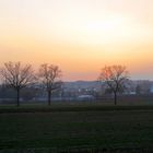 Sunset-Stimmung über dem Kirchenfeld ...