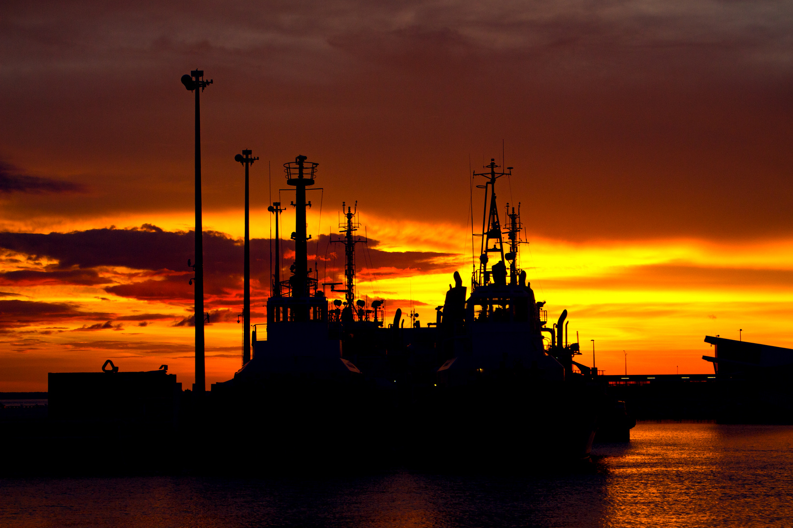 Sunset @ Stokes Hill Wharf