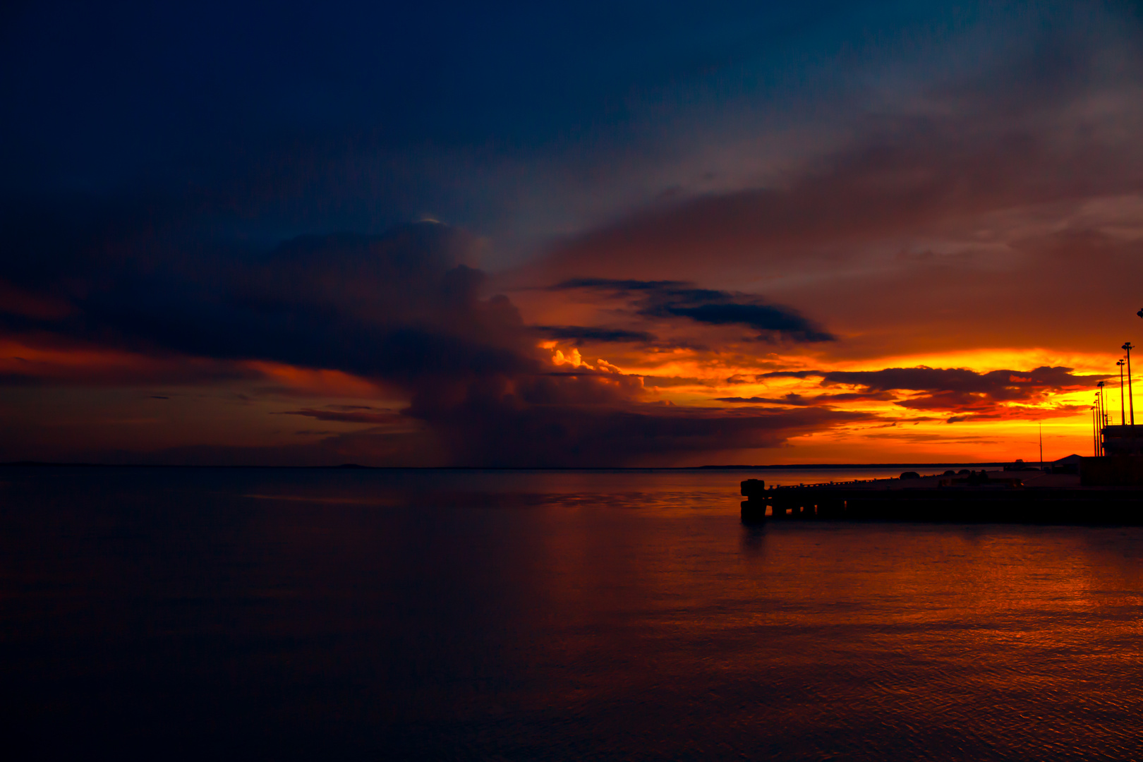 Sunset @ Stokes Hill Wharf