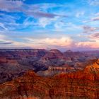 Sunset sur grand canyon