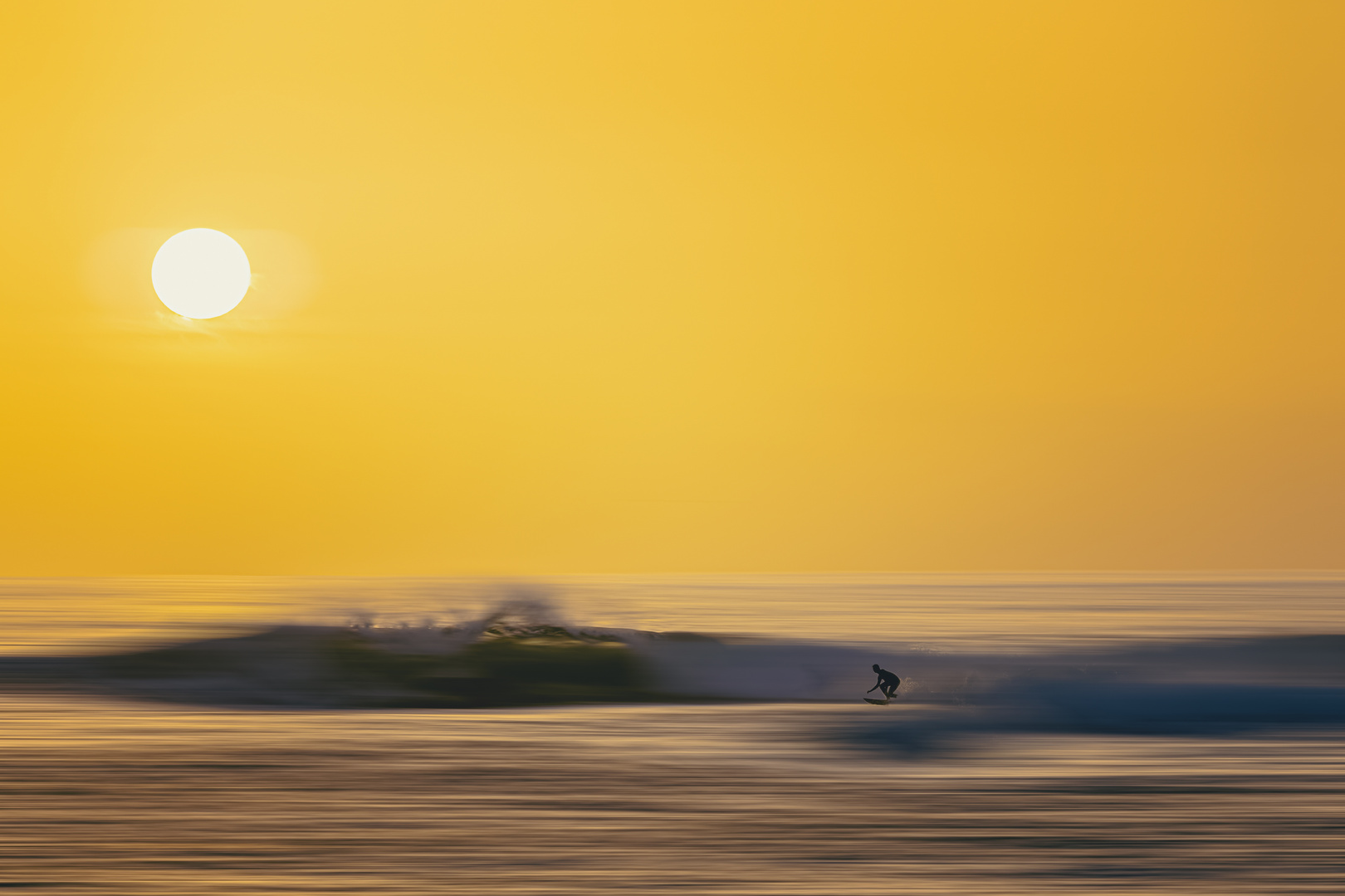 Sunset Surfing