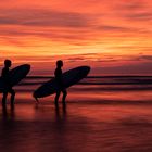 Sunset Surfing