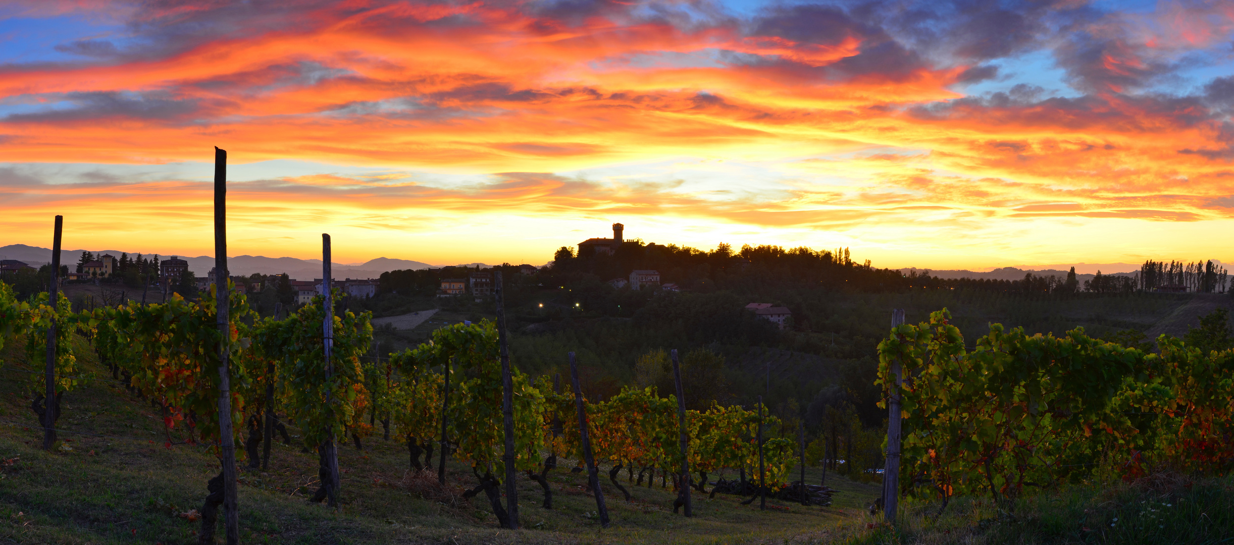 Sunset, Tagliolo, Italy