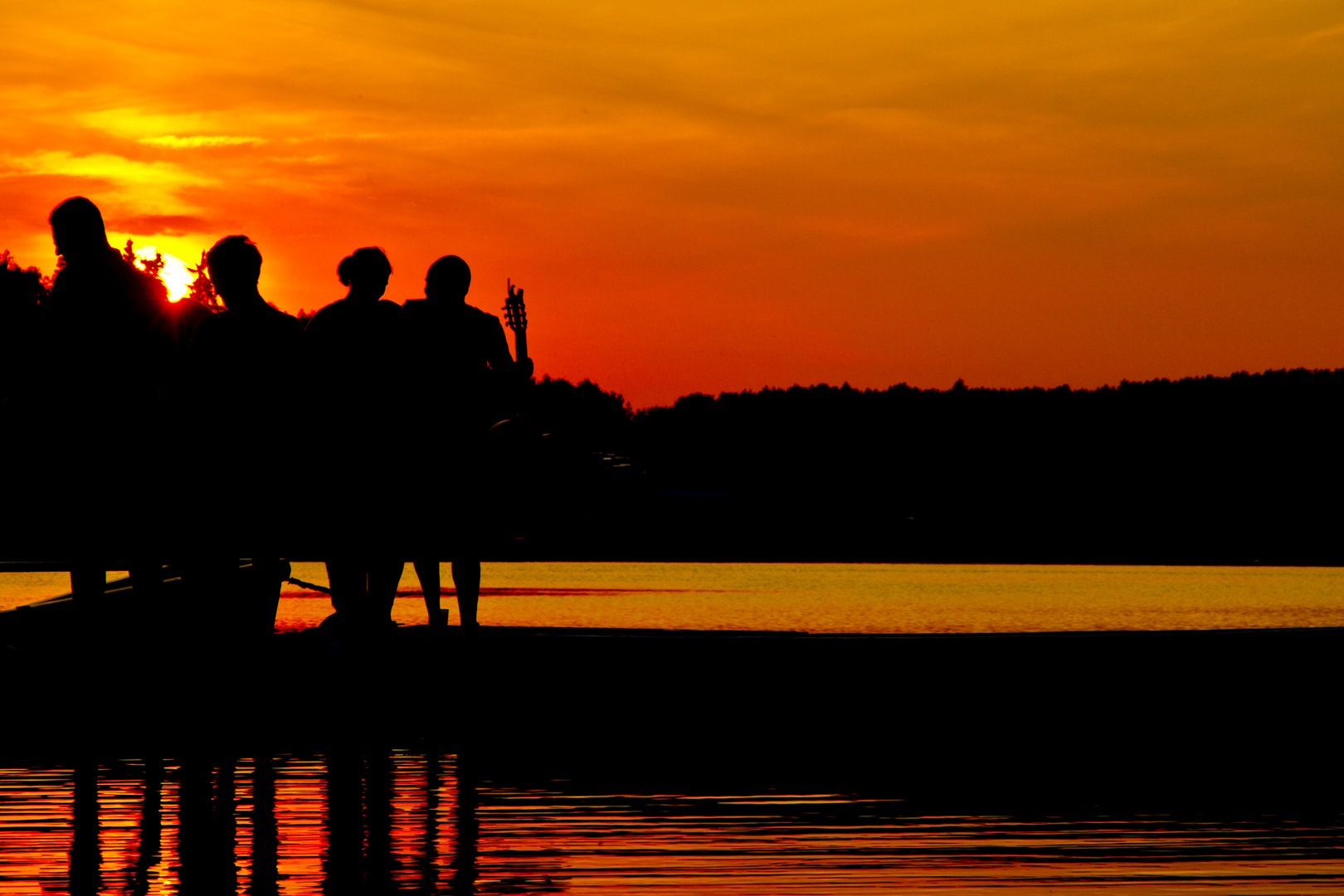 Sunset @ Talsperre Pöhl II