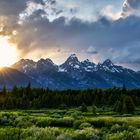 Sunset Tetons