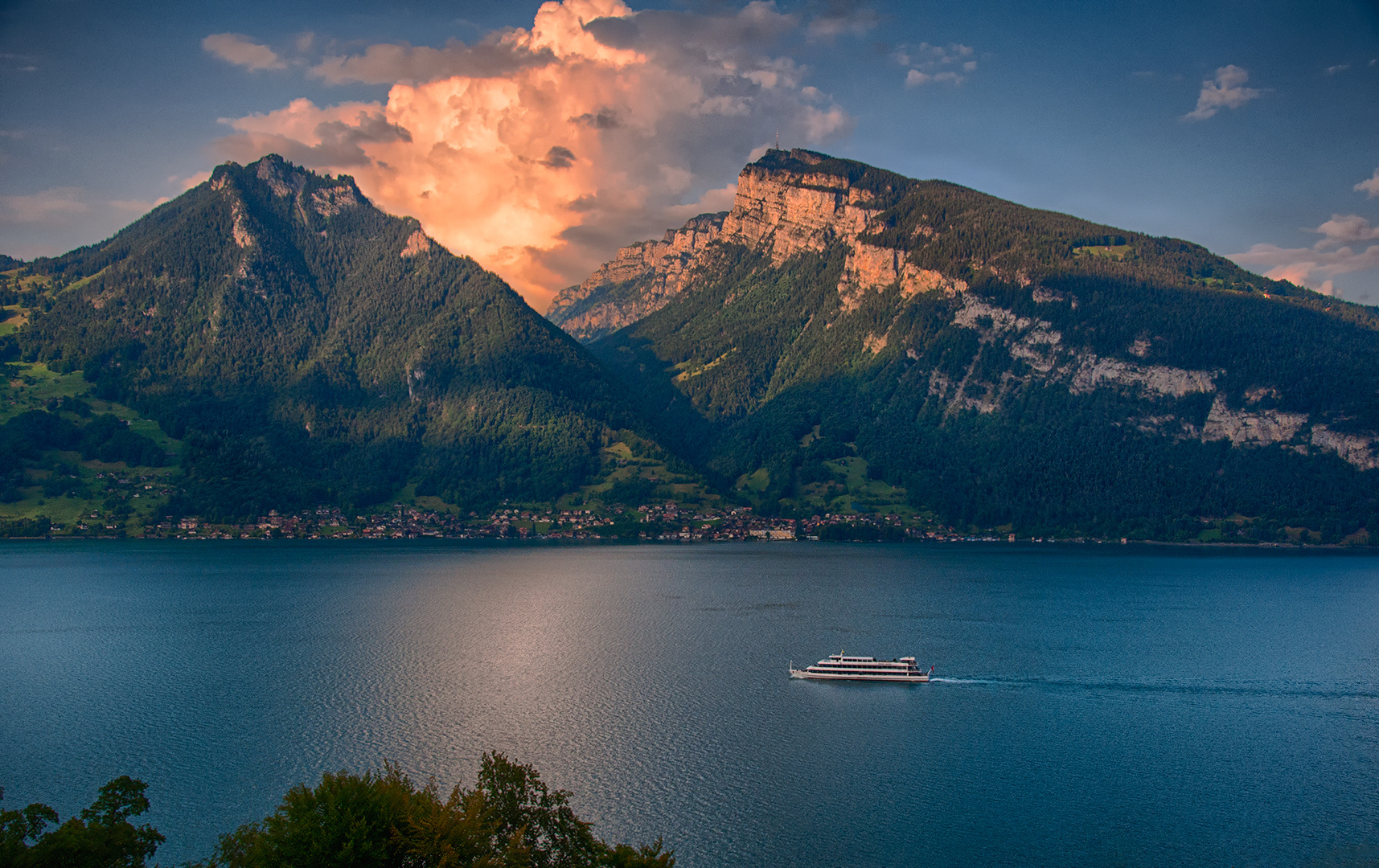 Sunset Thunersee