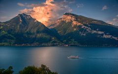 Sunset Thunersee