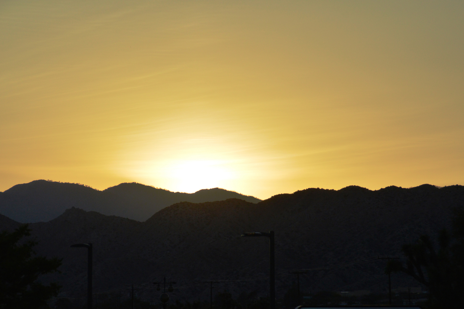 Sunset, Tucson Sonora-Wüste Arizona