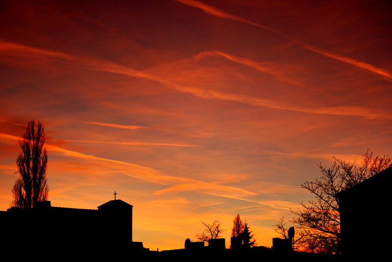 Sunset über Berlin