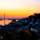 Sunset über Blankenese