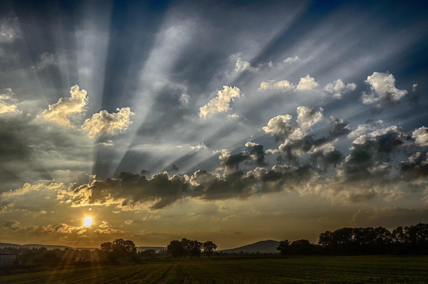 Sunset über dem Krayenberg