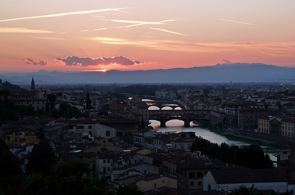 Sunset über Florenz