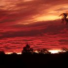 Sunset über Paraguay
