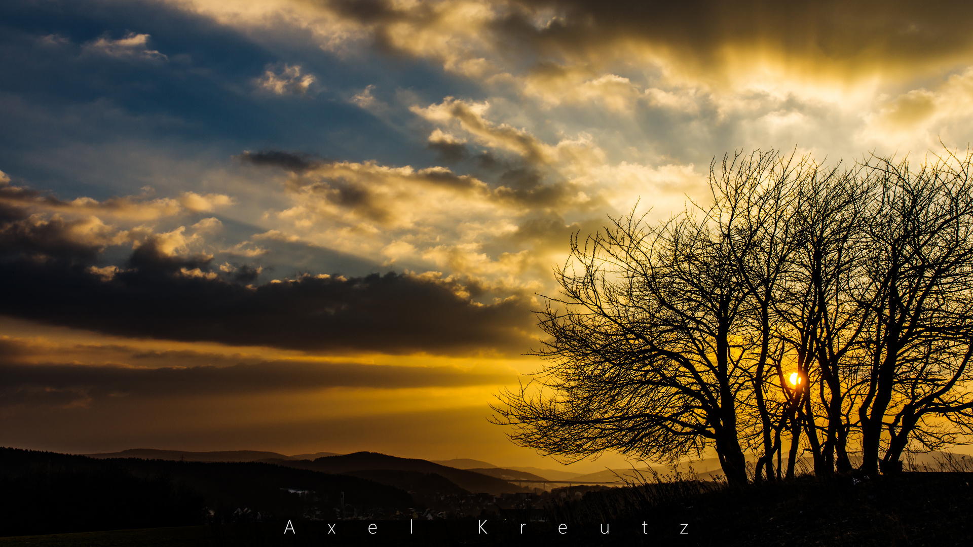 Sunset über Siegen