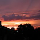 Sunset überm GasOmeter