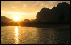 Sunset Vang Vieng