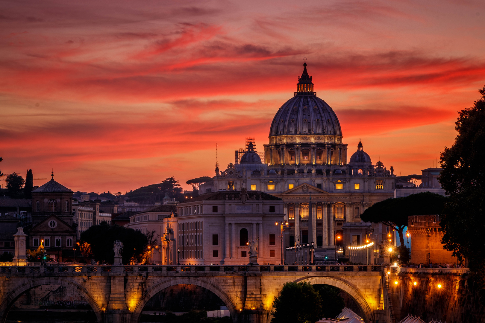 Sunset Vatican