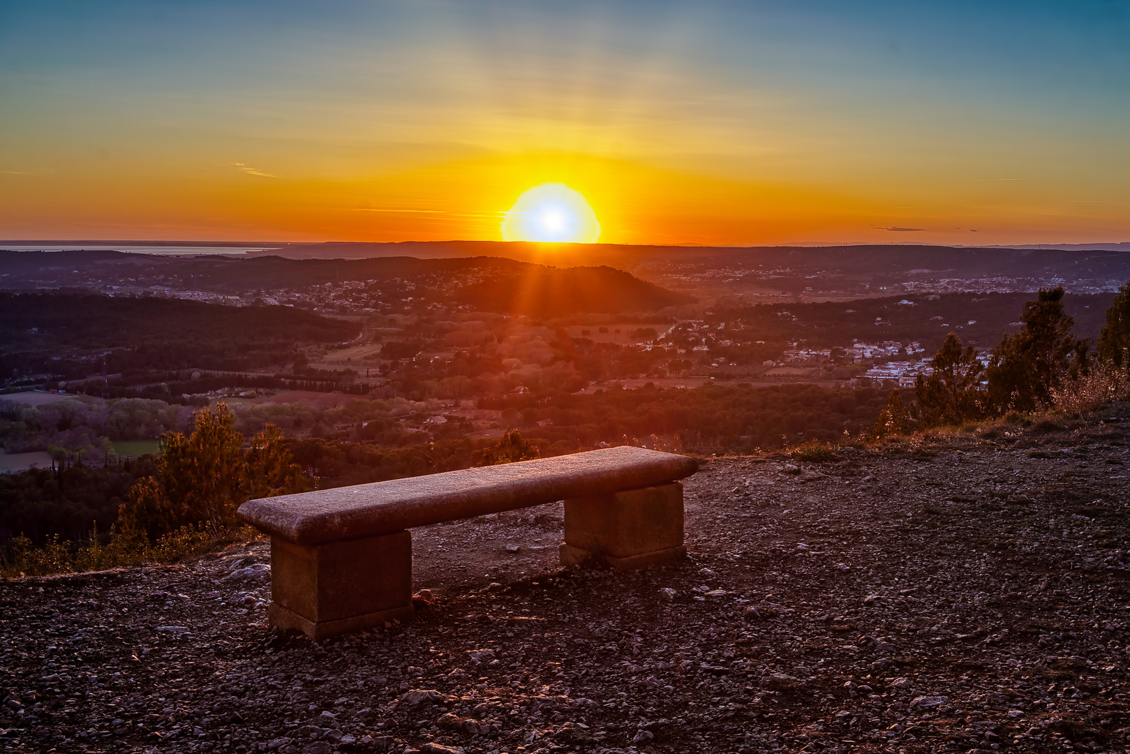 Sunset, Ventabren France