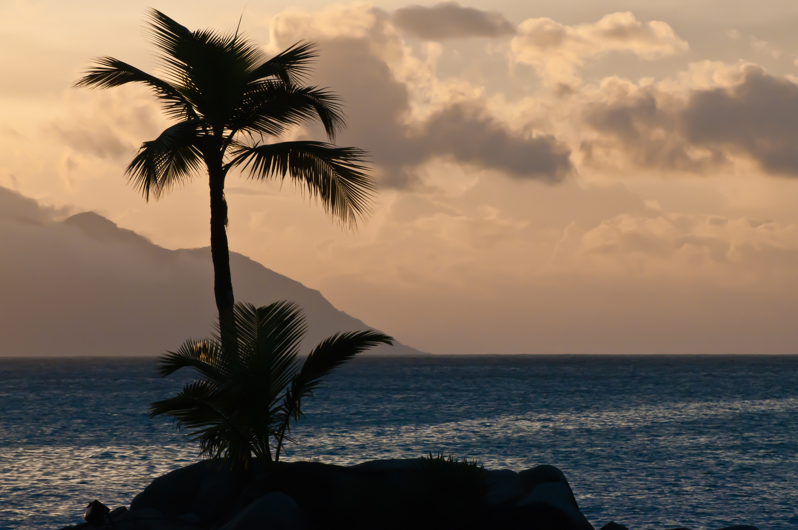 sunset (view from Hilton beach)