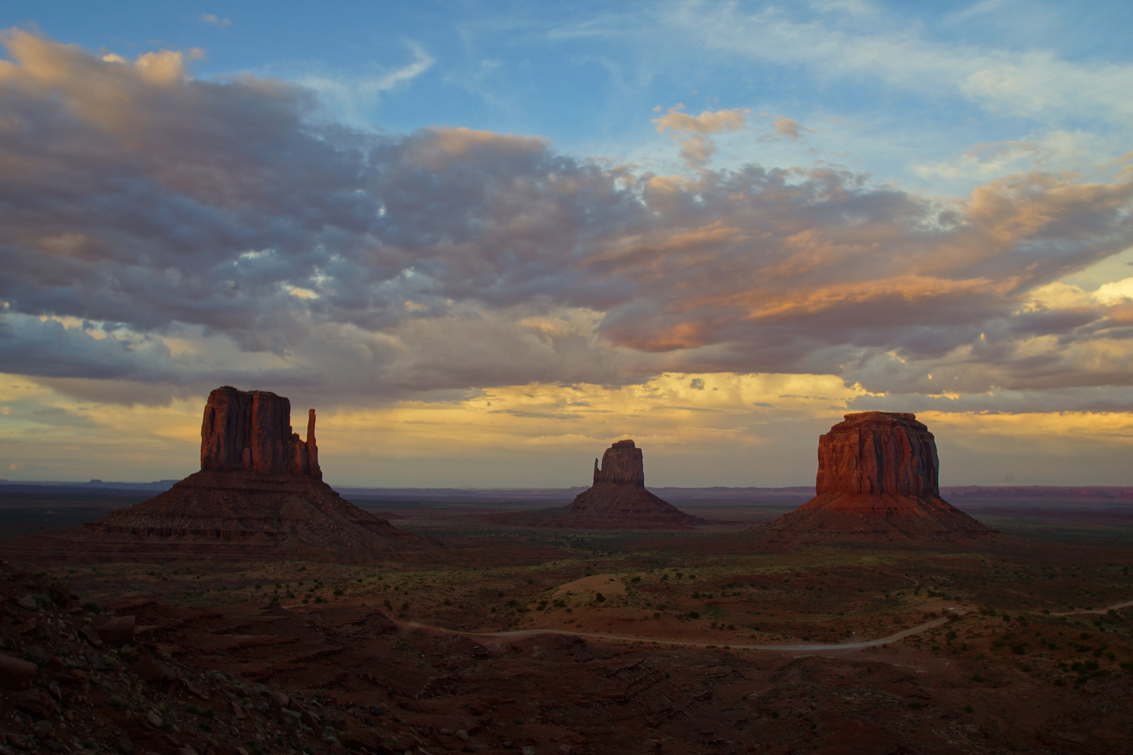 Sunset View im Monument Valley