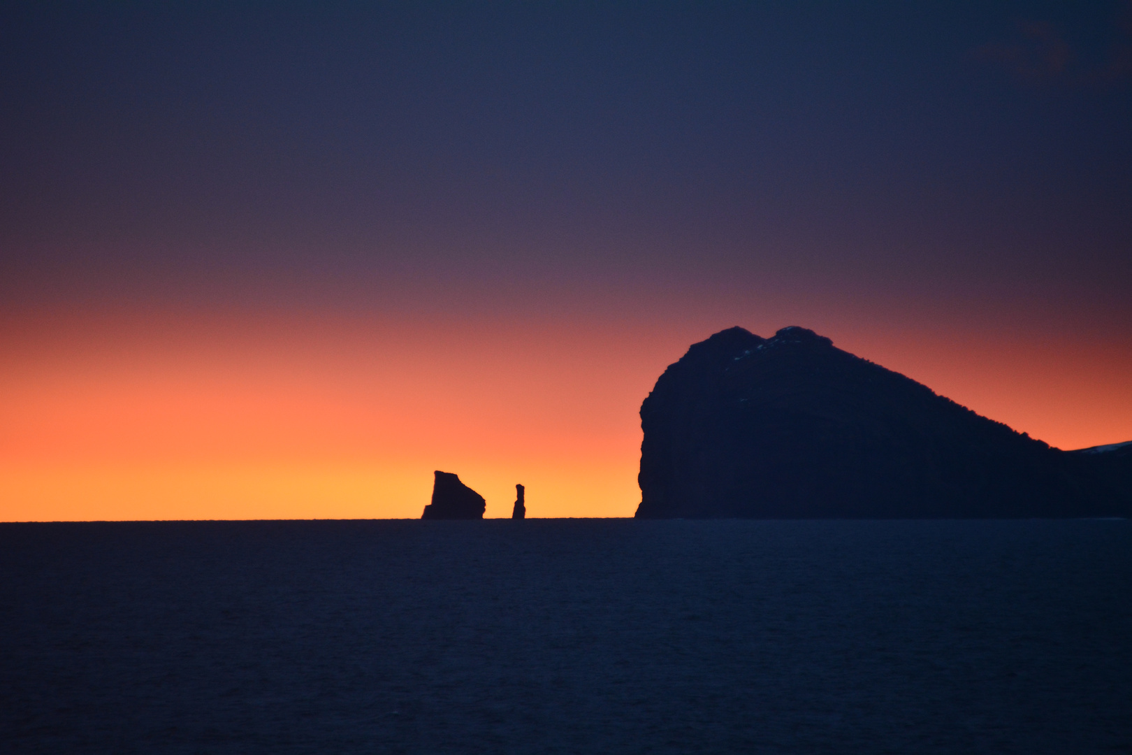 Sunset vor Deception Island