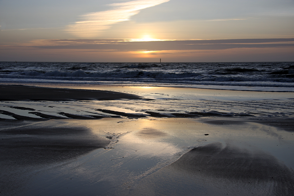 Sunset vor Westerland