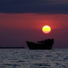 Sunset vor Zanzibar