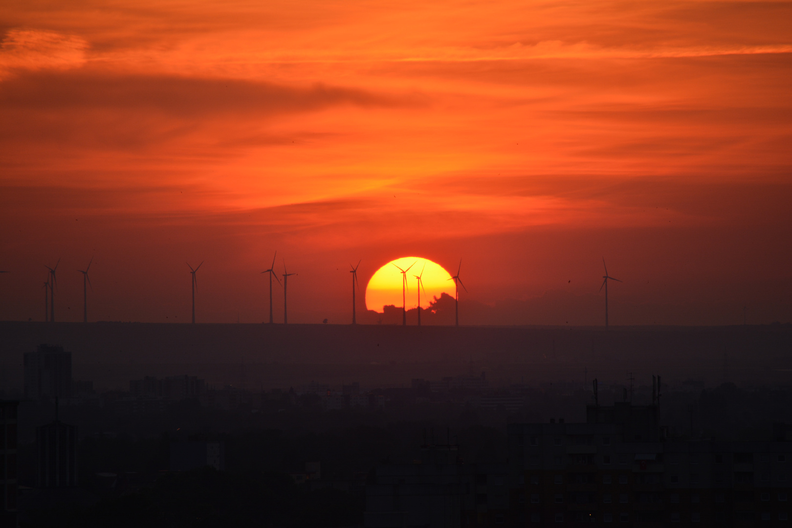 Sunset & Windmills