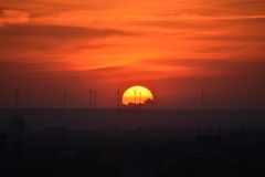 Sunset & Windmills