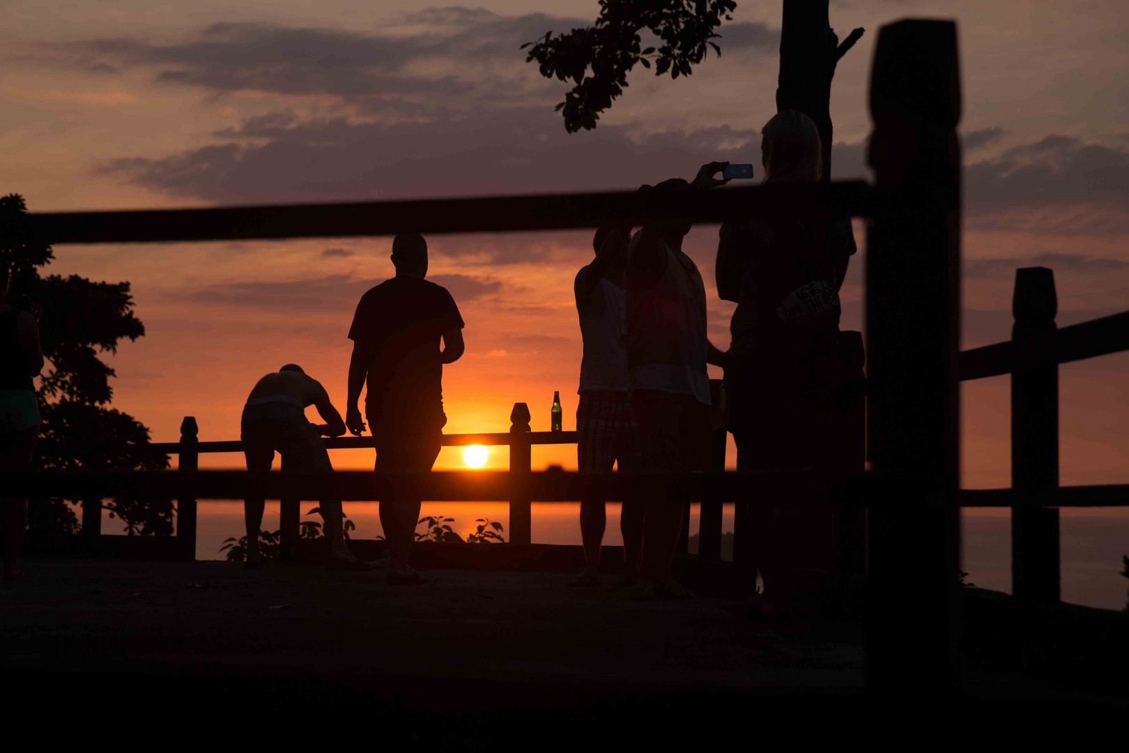 Sunset With A Drink