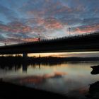 sunset with boat