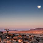 Sunset with Moon